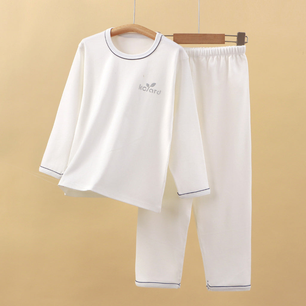 Pure Cotton Pajamas Autumn and Winter Homewear Set Loose and Casual