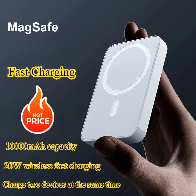 20W Power Bank magnétique 10O00mAh Portable sans fil charge rapide PowerBank pour Magsafe