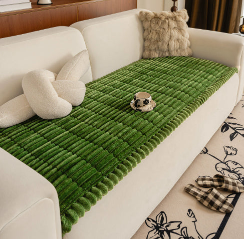 Couverture de protection de canapé pour animaux non glissants en peluche