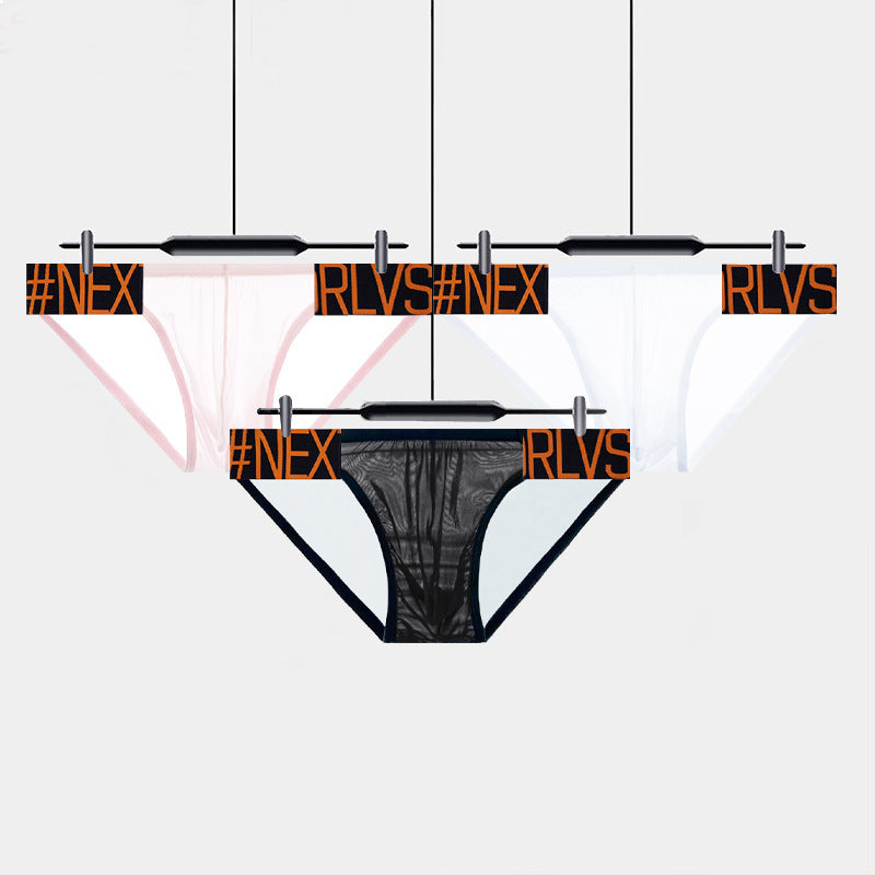 Slips hommes transparents High Fork Sports Low Waist Panty