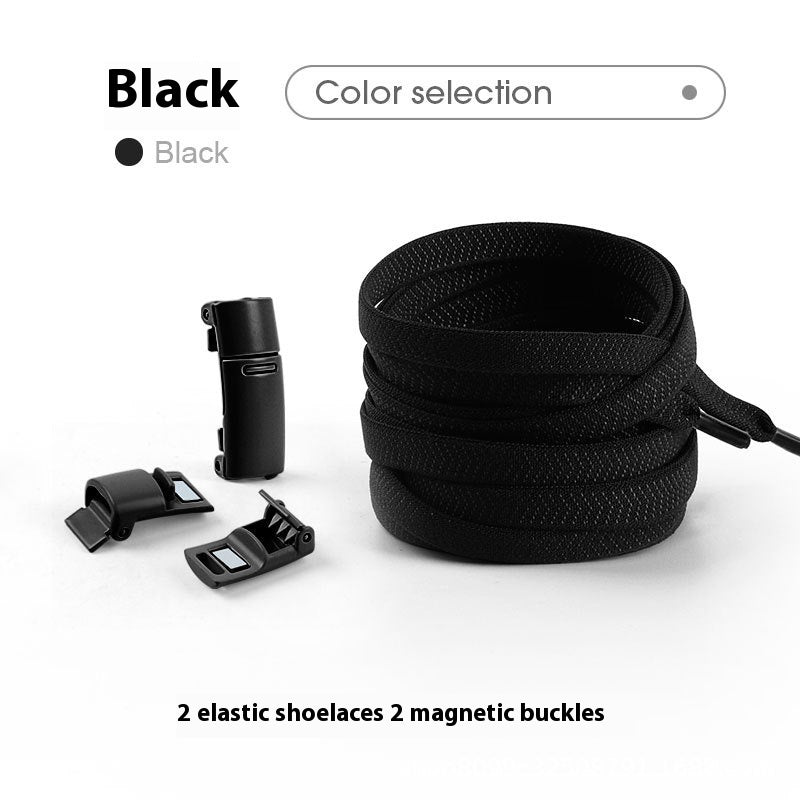 Boucle élastique de boucle de shoelace sans lazy Righten Rope sans attache magnétique