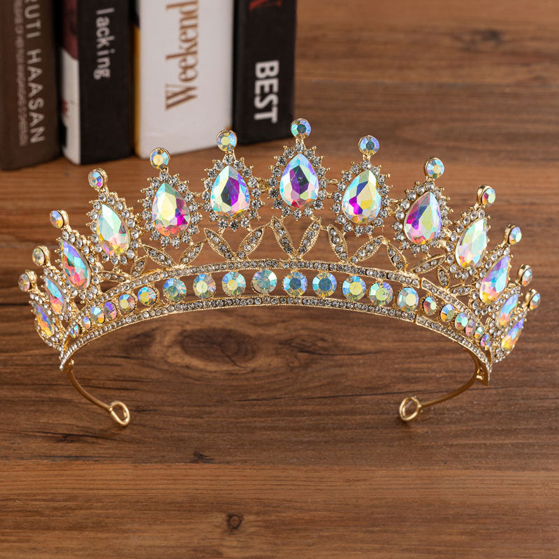 Mariée Couronne Mariage Alliage Diamant Couronne Mode Élégante