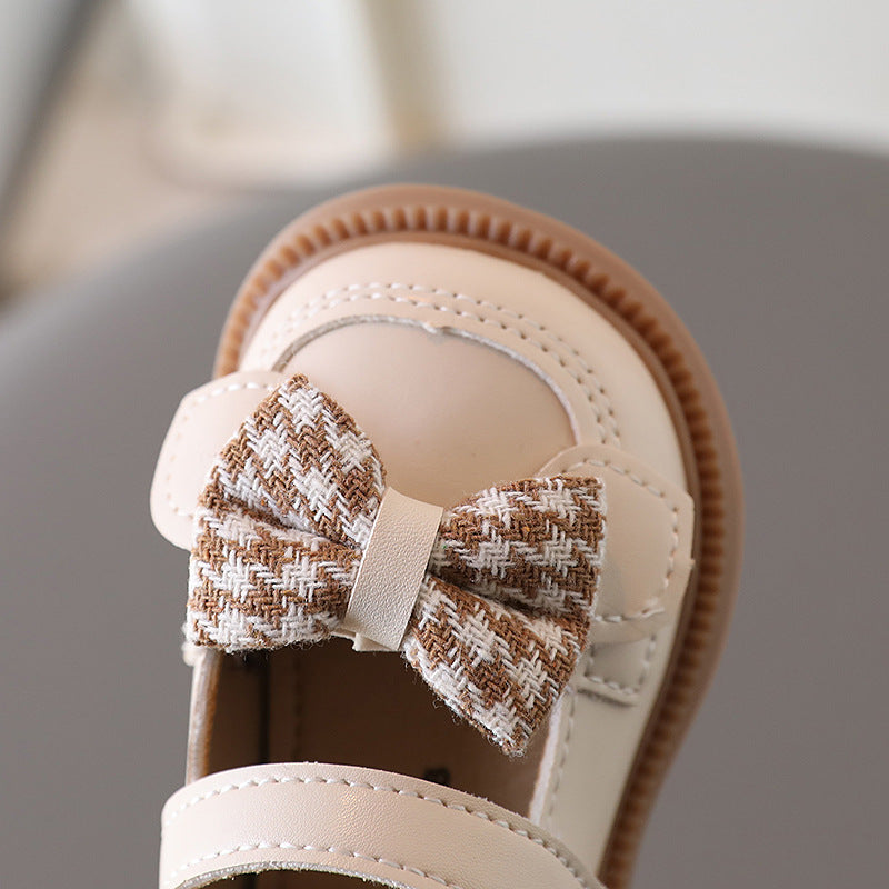 Chaussures de bébé en cuir synthétique antidérapant