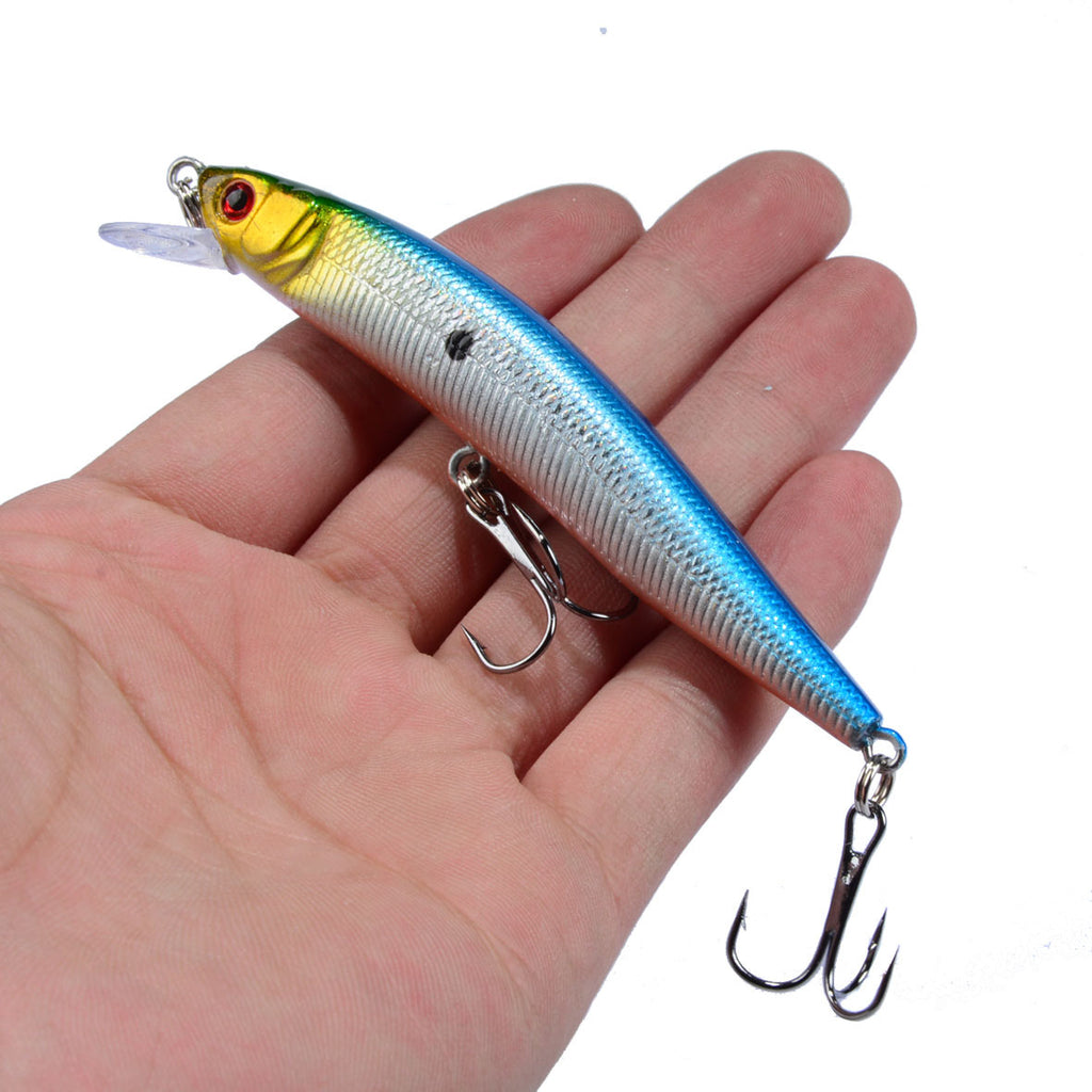 Lures de pêche Minnow Wobbler Floating Bass Trolling Artificial Hard Bait Cranbbait Carp Pe