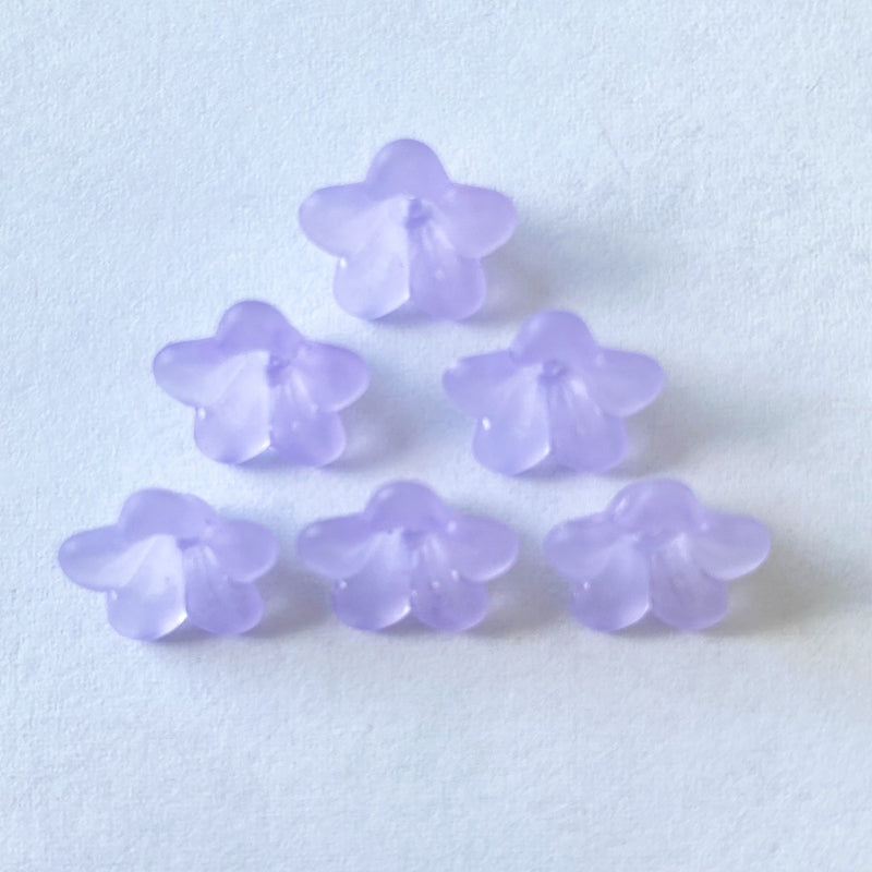 Perles 5-Petal Acrylique Matte