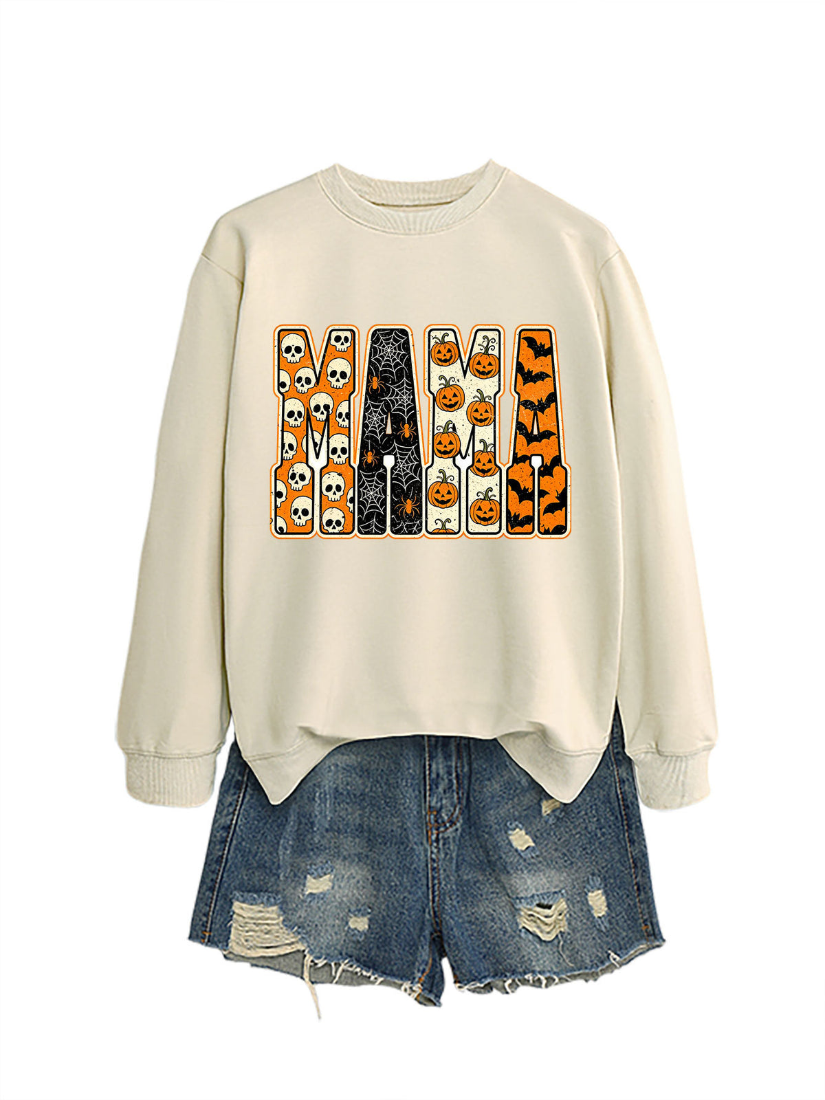 Hoodie d'Halloween pour femmes avec araignée de crâne et Jack-o-lantern Designs