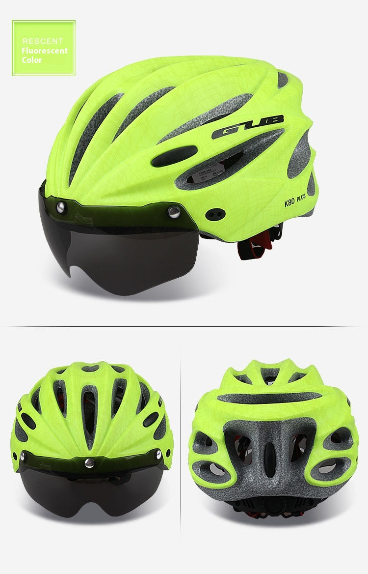 Casque d'équitation intégré VTT Gants magnétiques