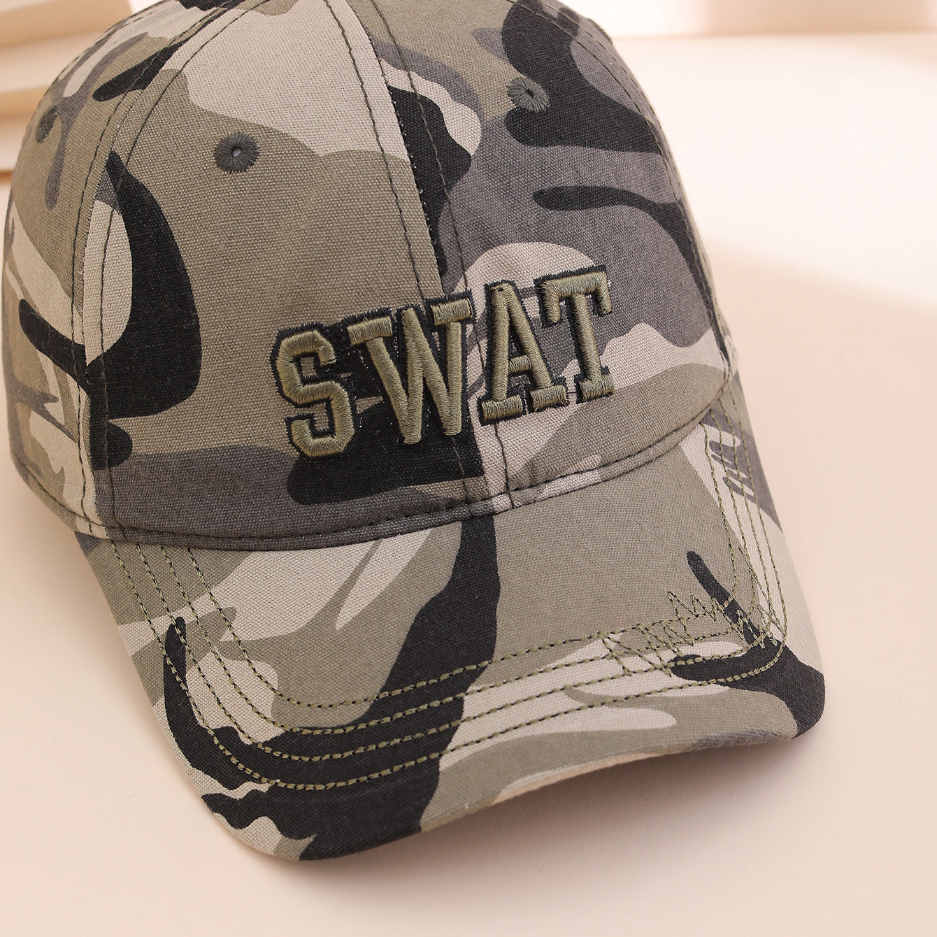 Casquette de baseball convertible casual mode avec lettres brodées