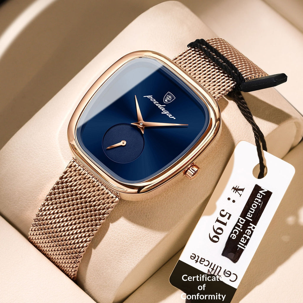 Tempérament Coréen Style Advanced Waterproof Net Rouge Montre pour les femmes