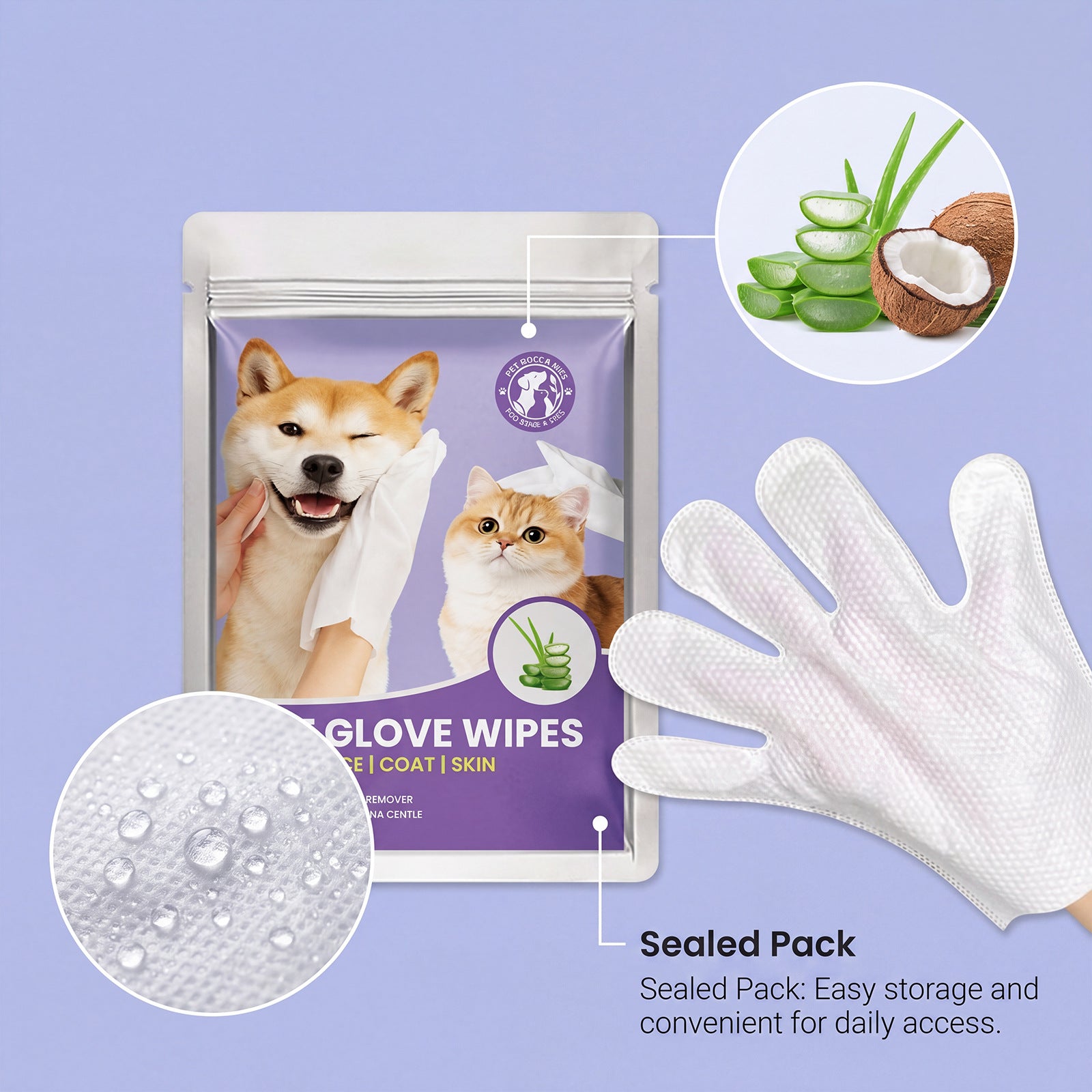 Essuie-glaces pour chats et chiens