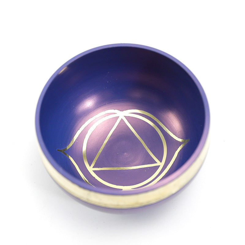 Handmade Colorful Himalaya Bowl Yoga Méditation Musique Instrument de percussion