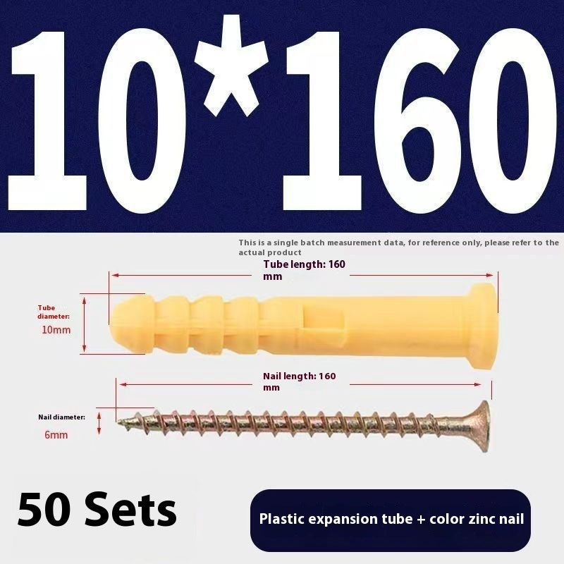 Little Yellow Croaker Tube d'expansion en plastique Bolts Nylon