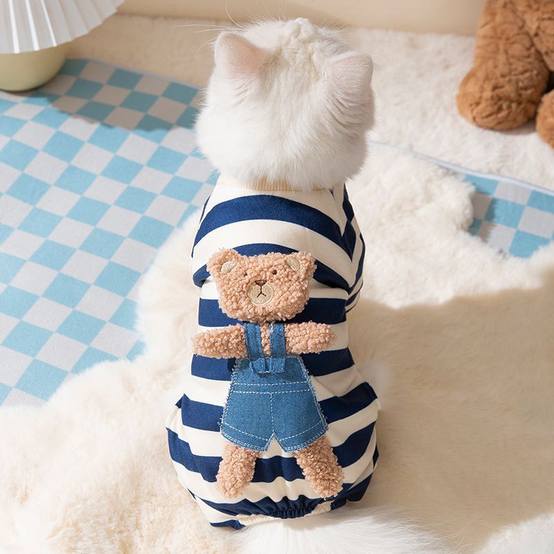 Mignon Kitty Vêtements pour animaux de compagnie Anti-lint