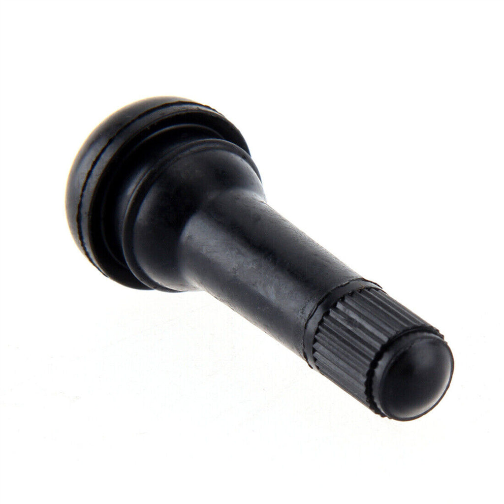 1 00 Pcs TR414 Caoutchouc Tubeless Roue Valves Universel Noir