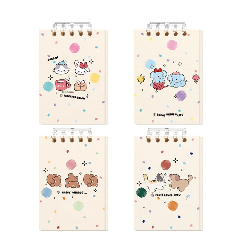 A7 Petit bloc-notes Flip-up Portable Journal Book Pocket Simple Notepad