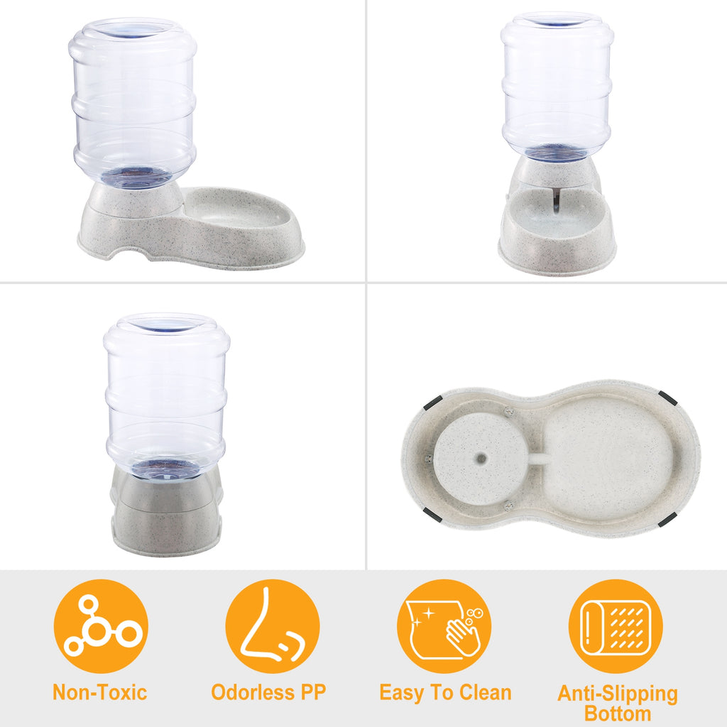 3.5L 1Gal Animaux de compagnie distributeur d'eau auto-distributeur Gravité Animaux de compagnie alimentation d'eau automatique Pet Wate