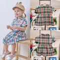 Filles Cotton Plaid Style Western Robe