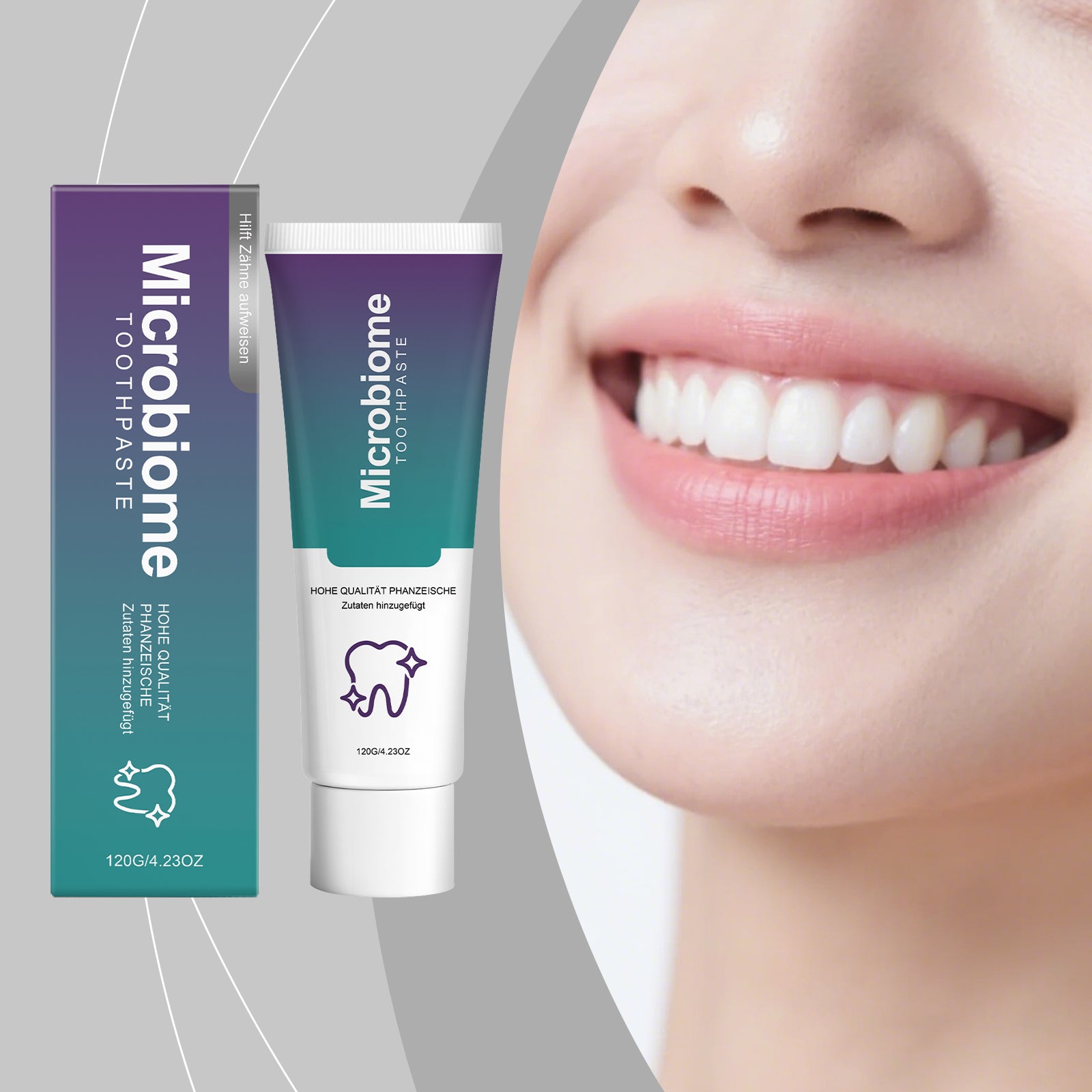Dentifrice blanchissant la menthe 120g-box