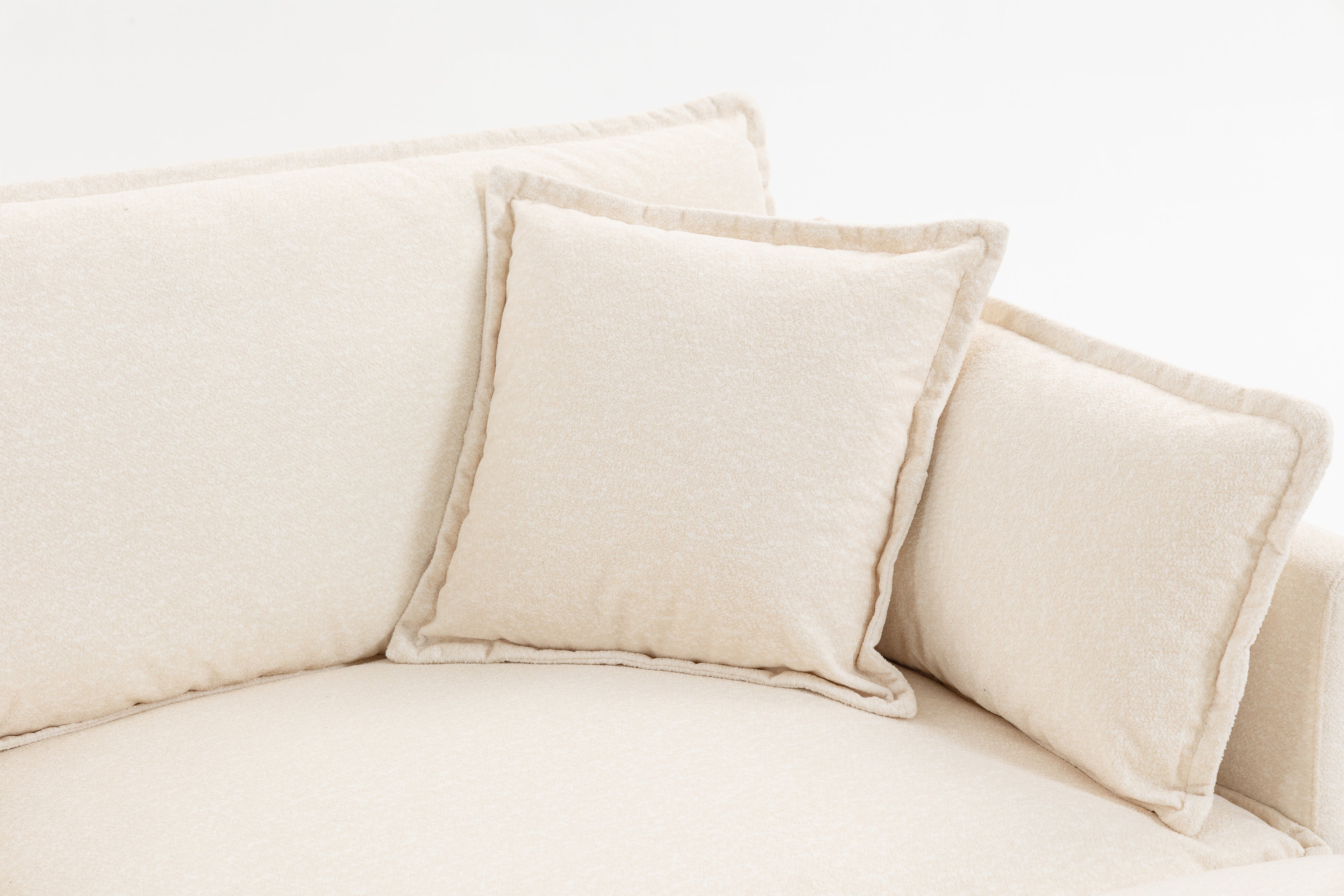 Moderne 4 places avec 2ottoman 149.61" Canapé sectionnel avec oreillers de taille