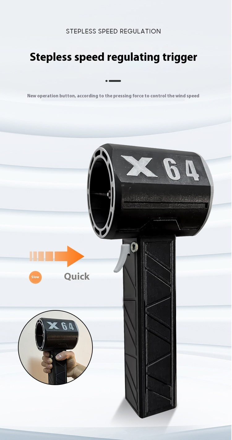 64mm Turbo ventilateur Vent Puissance jusqu'à 1400g Portable Portable industriel classe sèche-cheveux voiture Wa