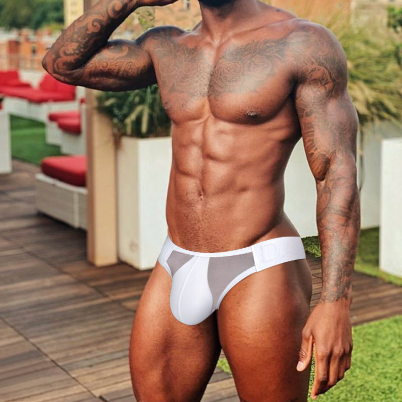 Transparent Mesh Mode Relievo modèle ceinture T-back