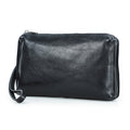 Vintage Brown Crazy Horse Leather Big Screen Mobile Phone Bag