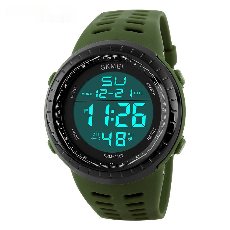 Montre multifonctionnelle de sport extérieur pour les étudiants masculins