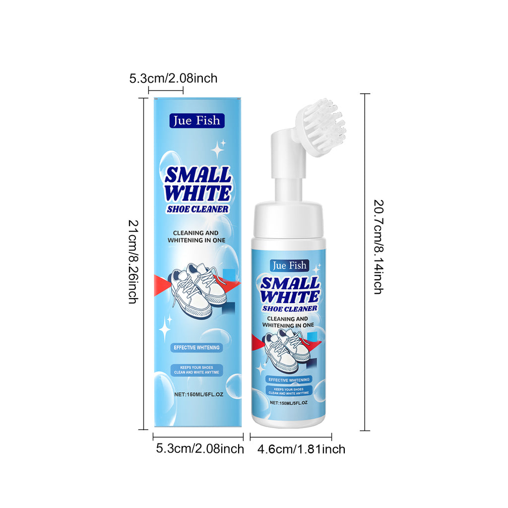 Petite mousse de nettoyage de chaussures blanches 150ml1box