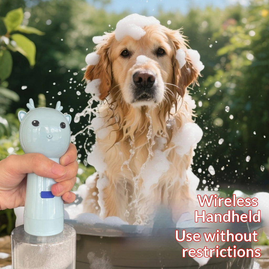 Distributeur électrique de mousse pour animaux de compagnie