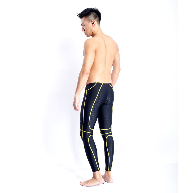 Compétition Professionnel Long Séchage rapide Réduction de Drag Longs Trunks de natation
