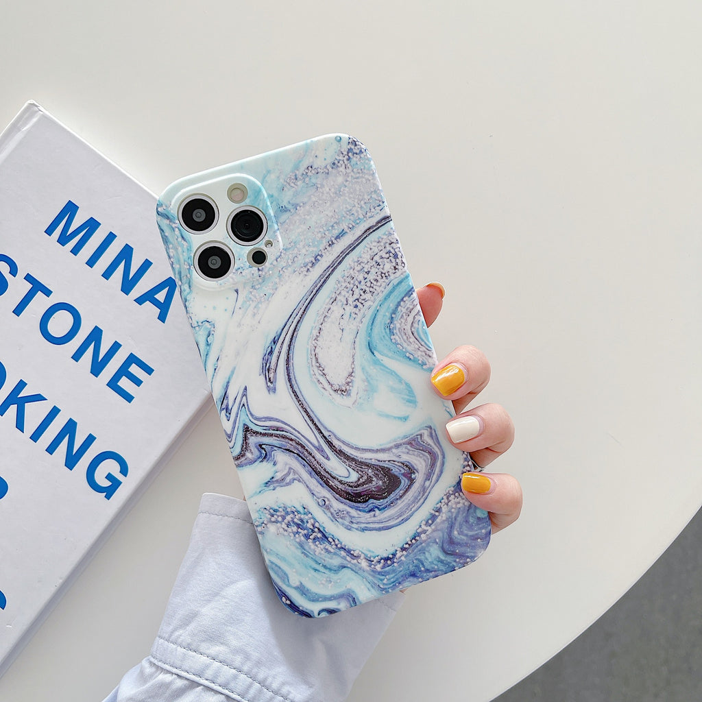 Fashion Marble Mode Silicone Cas de téléphone