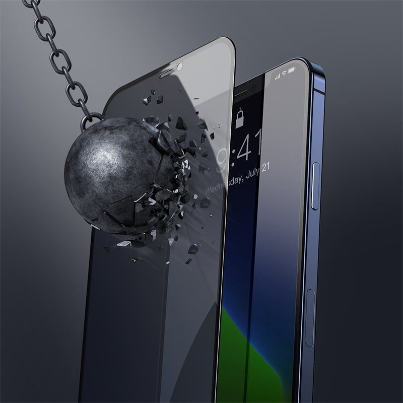 0.3mm Full Screen Curved Privacy Film trempé pour IP 5.4 pouces deux pièces noir