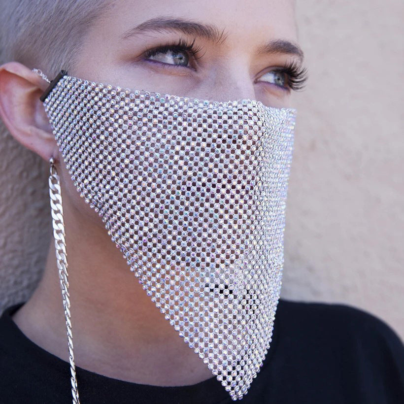 Personnalité Accessoires Tendance Masque de Strass