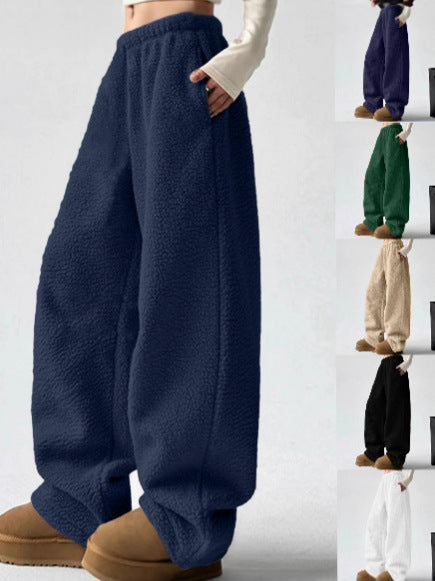 European And American Amazon Hot-Selling Automne et mode d'hiver Pantalon casual couleur solide