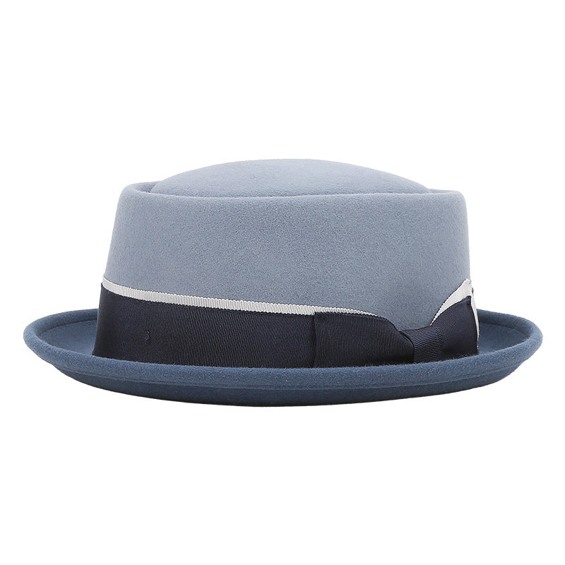 Chapeau en laine Vintage style britannique