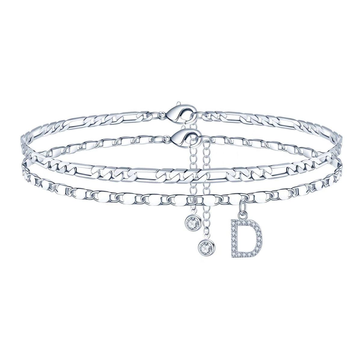 Pendentif anglais en zircon avec chaîne NK