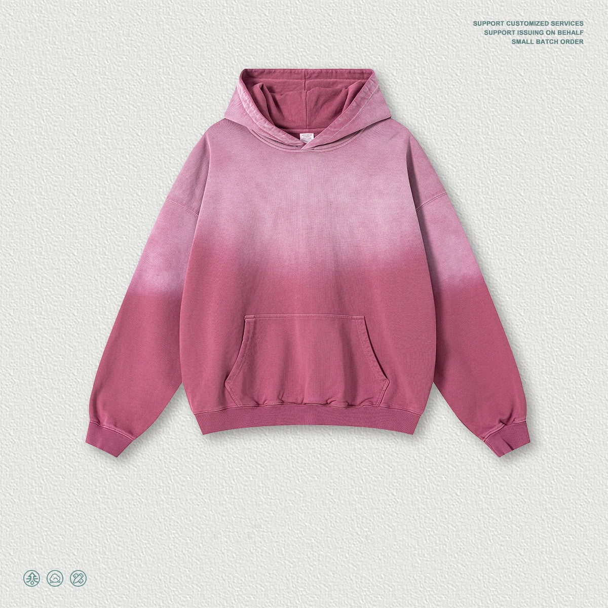Chemise à capuche Lavé rétro