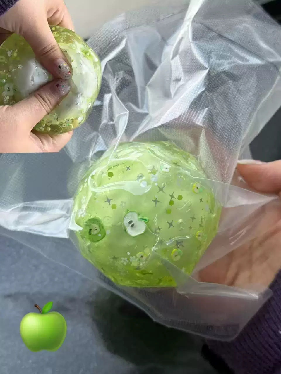 Balle artisanale à thème de Noël