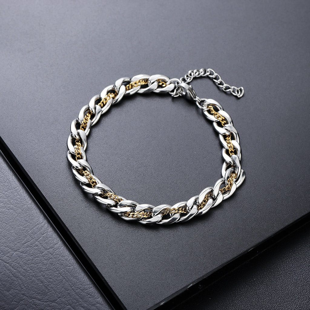 Accessoire bracelet hip-hop polyvalent pour les femmes