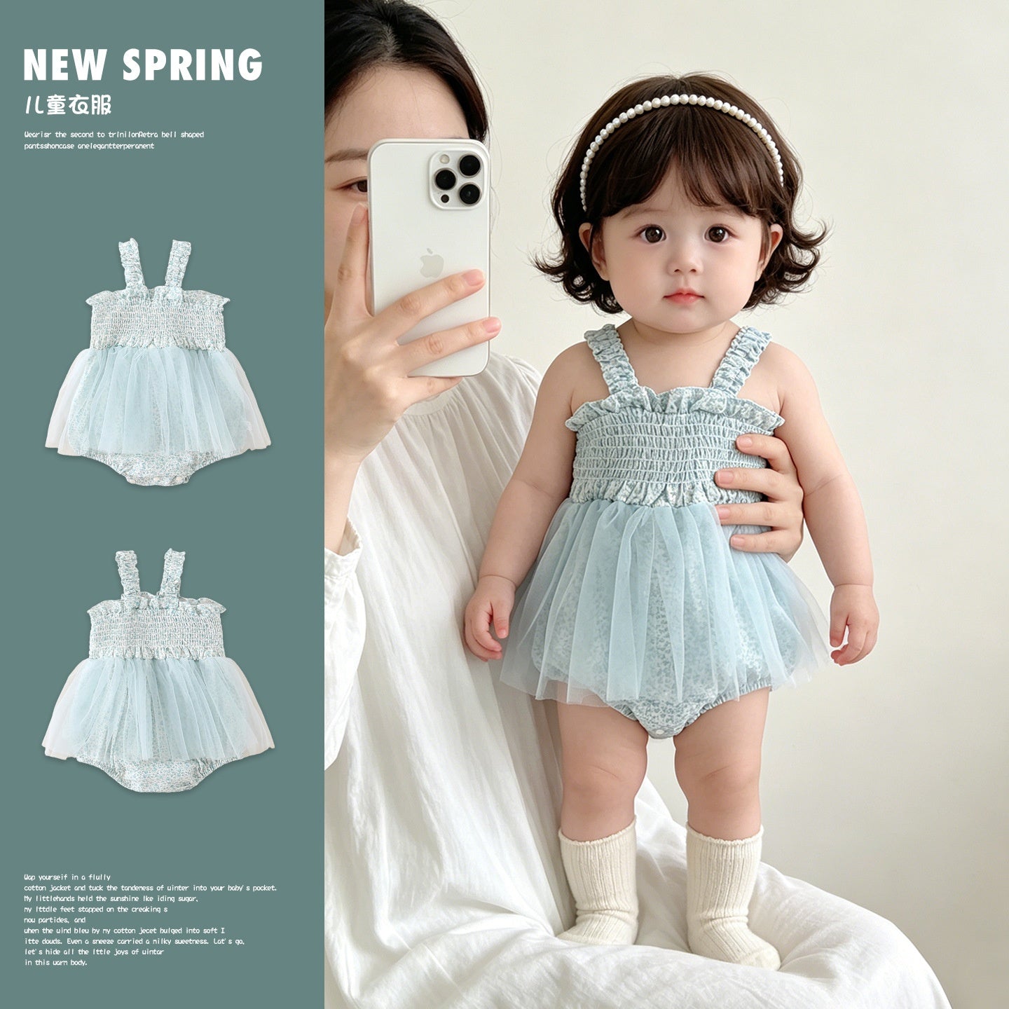 Jupe triangulaire mignonne pour les filles de bébé