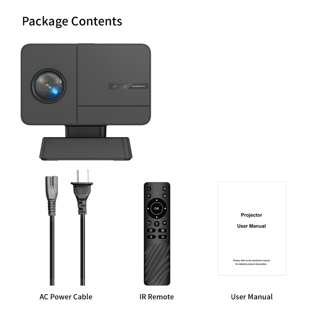 HD Blue Light Auto Focus Maison Salon Projecteur