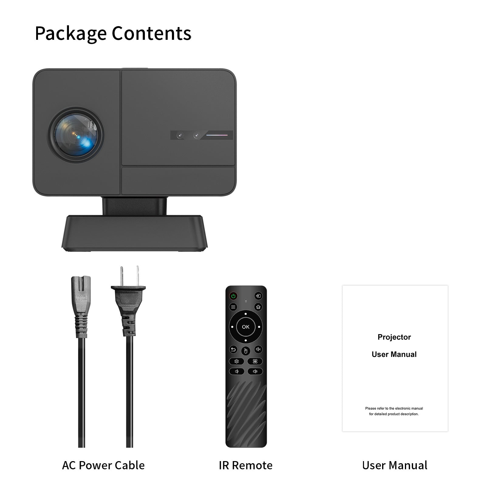 HD Blue Light Auto Focus Maison Salon Projecteur