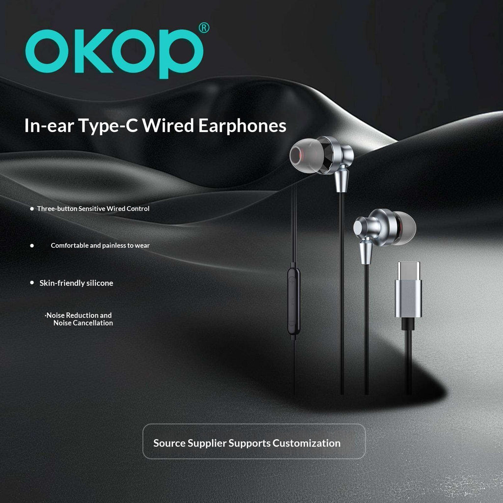 KP-239 Casques USB-C filaires audio à faible latence pour la musique et le jeu