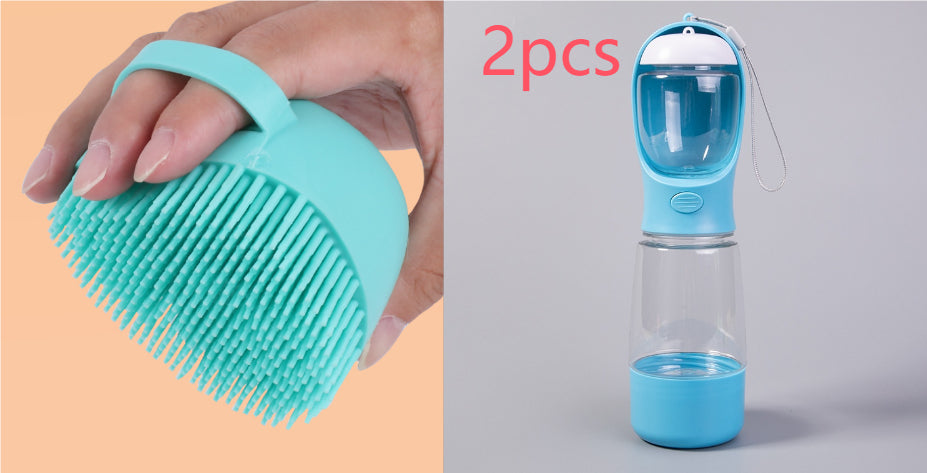 Eau et aliments Chien intégré Marche Portable Cat Eau potable Portable Cup