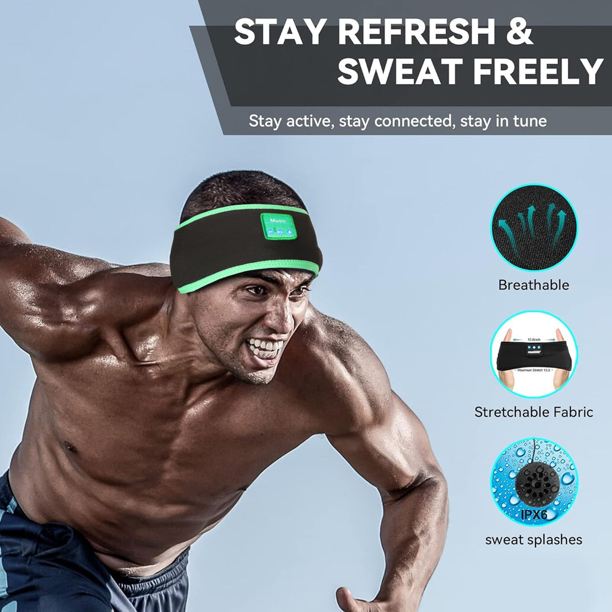 Casque Bluetooth Dormant Bandeau sport