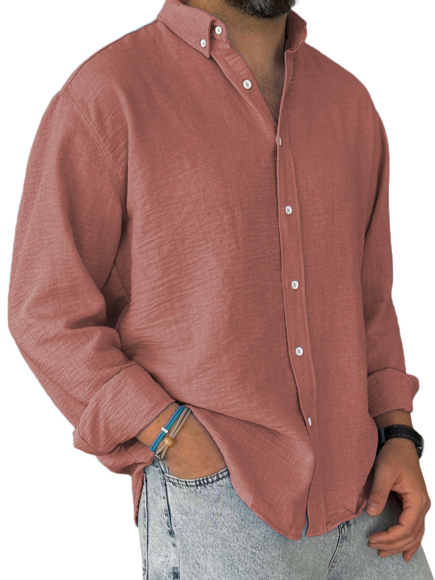 Chemise à manches longues à manches longues pour hommes