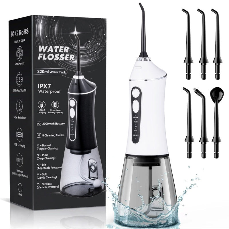 Robinet d'eau portatif pour nettoyage en profondeur et soins buccaux