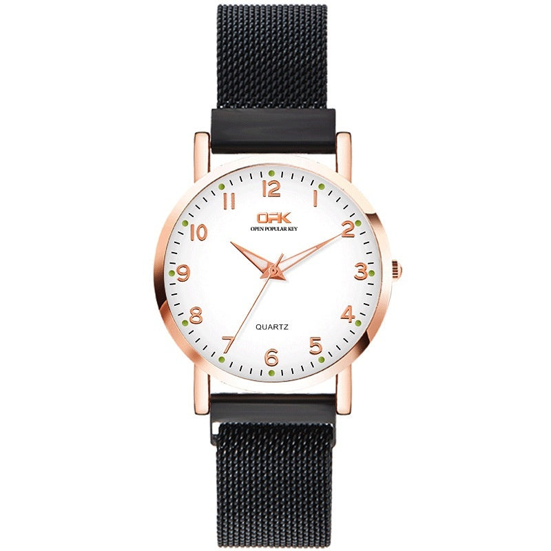 Montre pour femmes à quartz casual et élégant