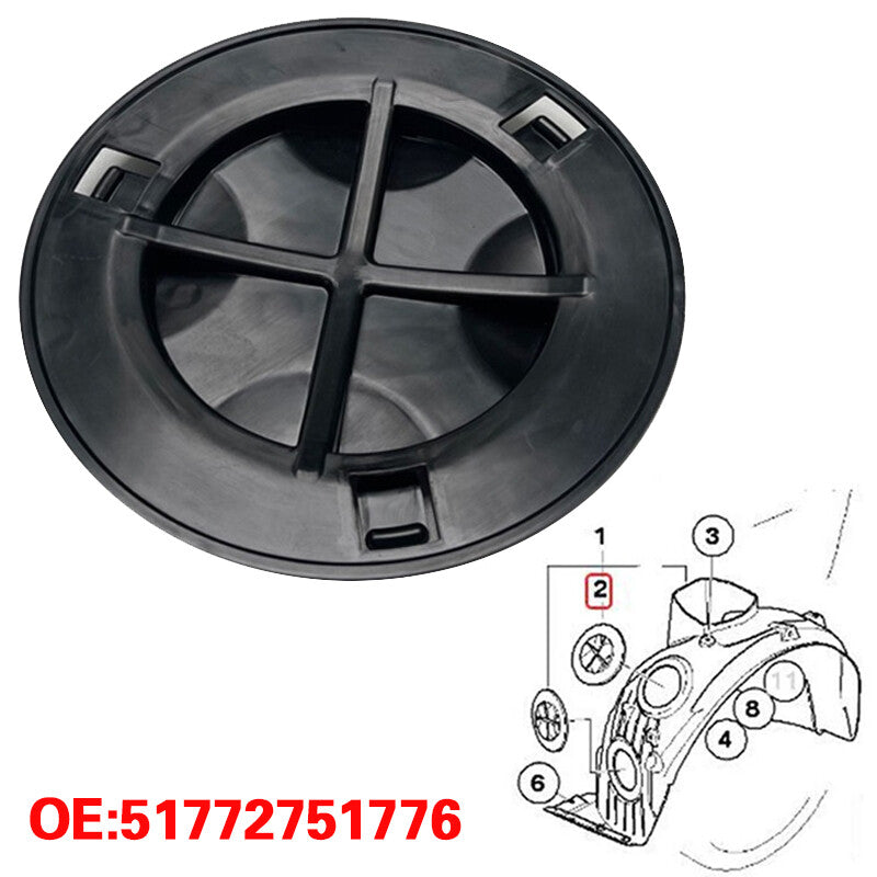 Pour MINI Wheel Arch Liner Fog Head Light Inspection Couvercle R55 R56 R57 R58