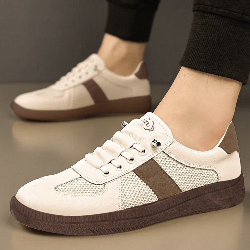 Printemps Arrivée Allemand Chaussures de formation pour hommes Mesh Respirant Casual